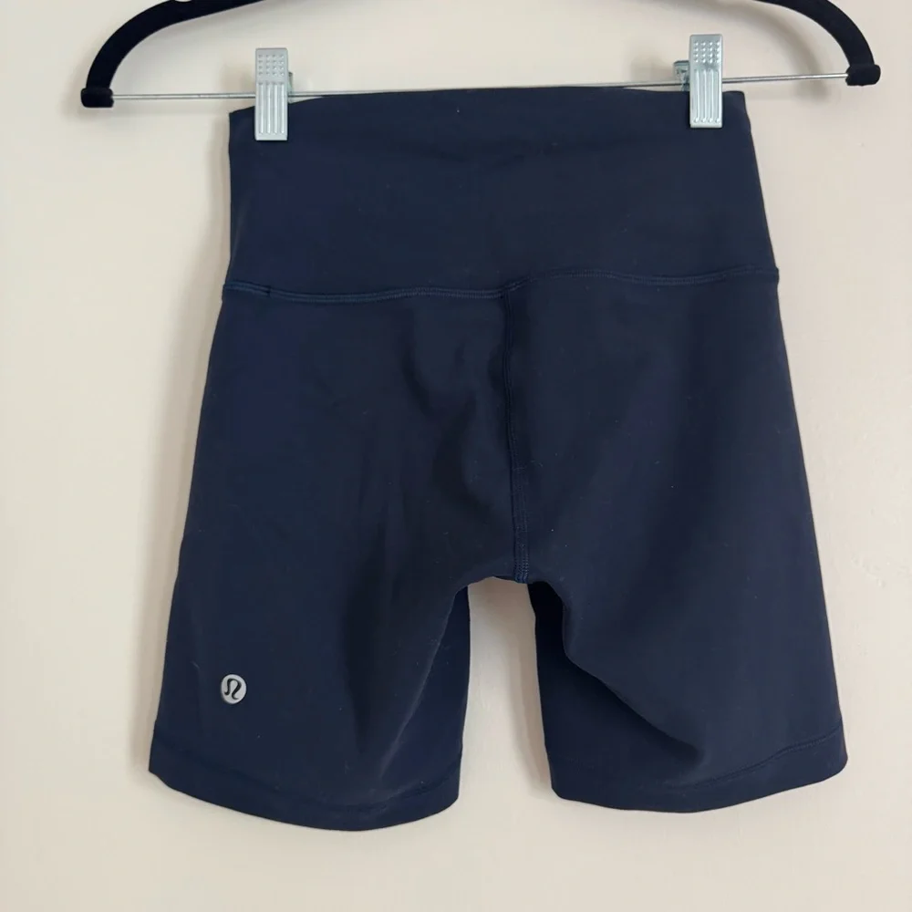 Lululemon Athletica Navy Bike Shorts